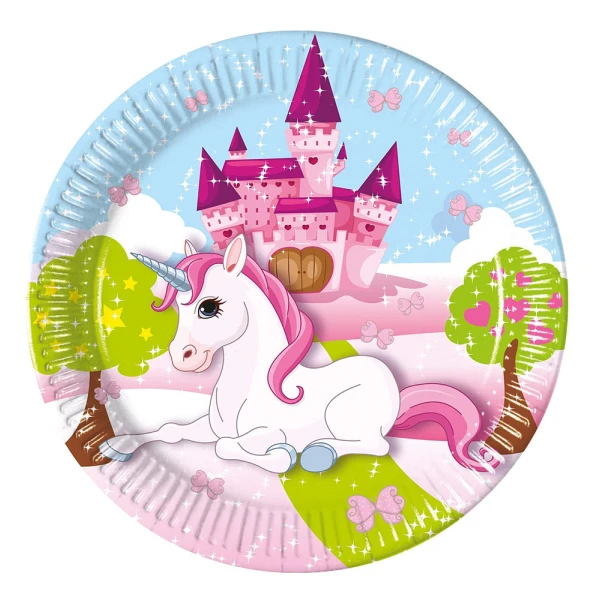 FSC ΧΑΡΤΙΝΑ ΠΙΑΤΑ 23 εκ. NEXT GENERATION 8 τεμ. UNICORN