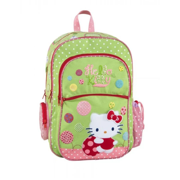 HELLO KITTY PLAYFUL POLYTHESIAKO BACKPACK GREEN