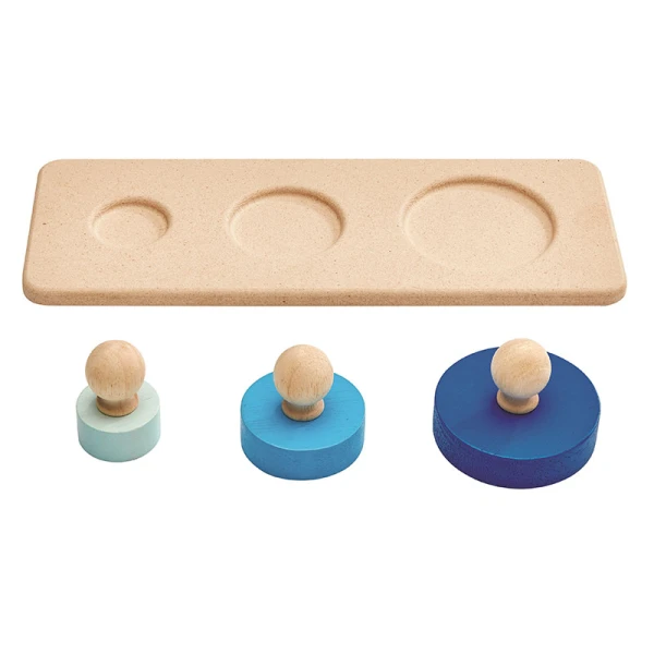 PLAN TOYS ΞΥΛΙΝΟ ΠΑΖΛ ΜΕ ΚΥΚΛΟΥΣ