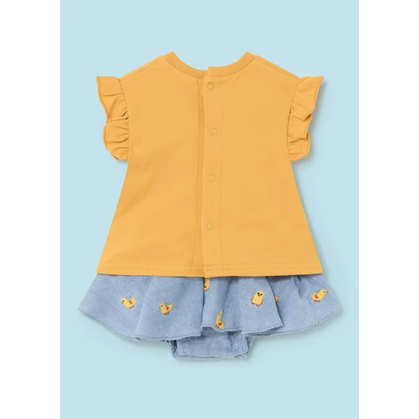 MAYORAL SET SKIRT YELLOW