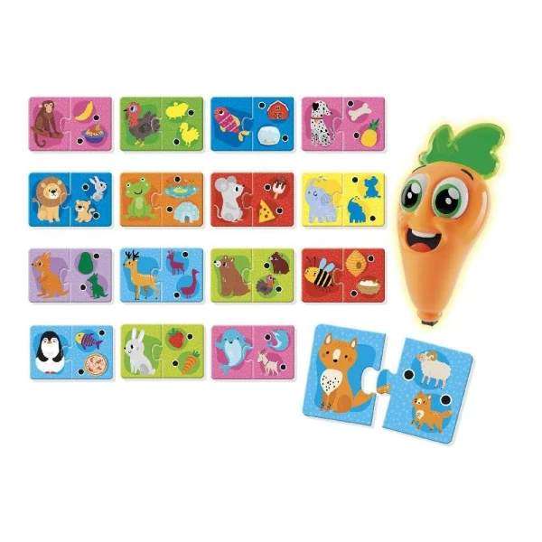 LISCIANI ΕΚΠΑΙΔΕΥΤΙΚΟ ΠΑΙΧΝΙΔΙ CAROTINA BABY ANIMALS ΜΕ ΣΤΥΛΟ CAROTINA