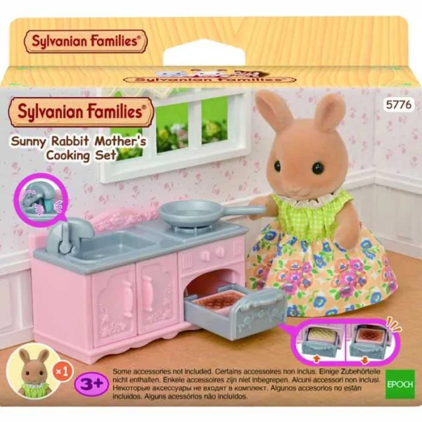 THE SYLVANIAN FAMILIES SUNNY RABBIT MOTHER\'S COOKING SET