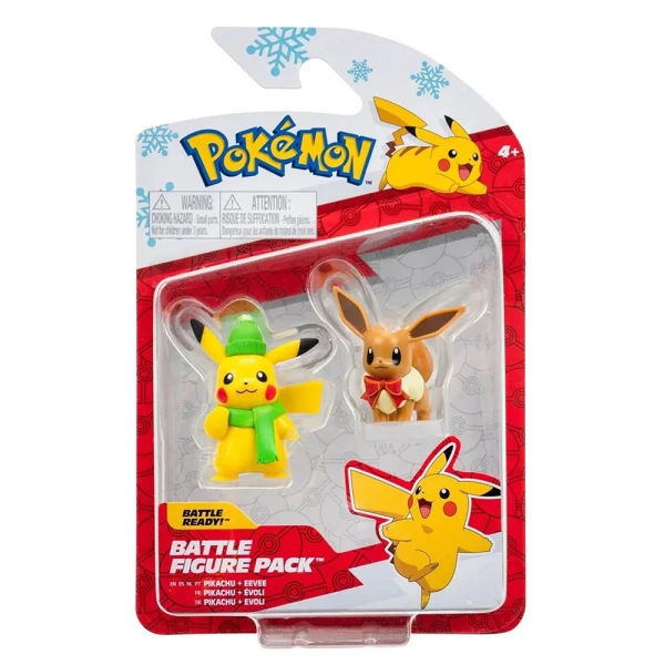 POKEMON XMAS ΦΙΓΟΥΡΕΣ PIKACHU AND EEVE