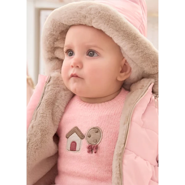 MAYORAL JACKET DOUBLE-SIDED BABY PINK