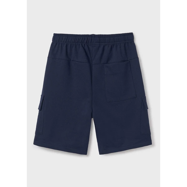 MAYORAL BERMUDA SHORTS COTTON CARGO NAVY BLUE 