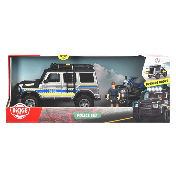 DICKIE TOYS ΣΕΤ ΑΣΤΥΝΟΜΙΑΣ MERCEDES-BENZ G 500 4X4