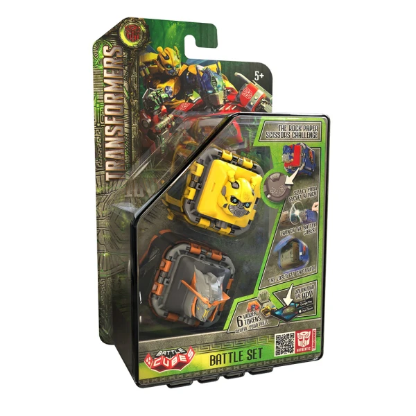 BATTLE CUBES TRANSFORMERS BUMBLEBEE VS BATTLETRAP