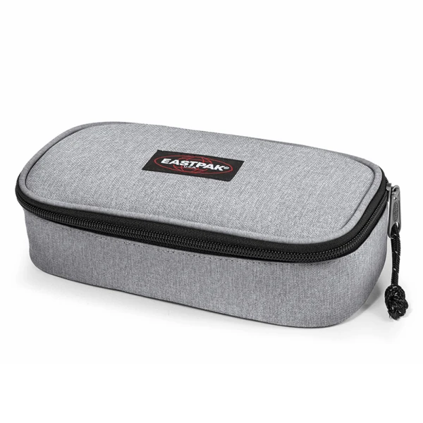 EASTPAK OVAL XL SINGLE PENCIL CASE SUNDAY GREY