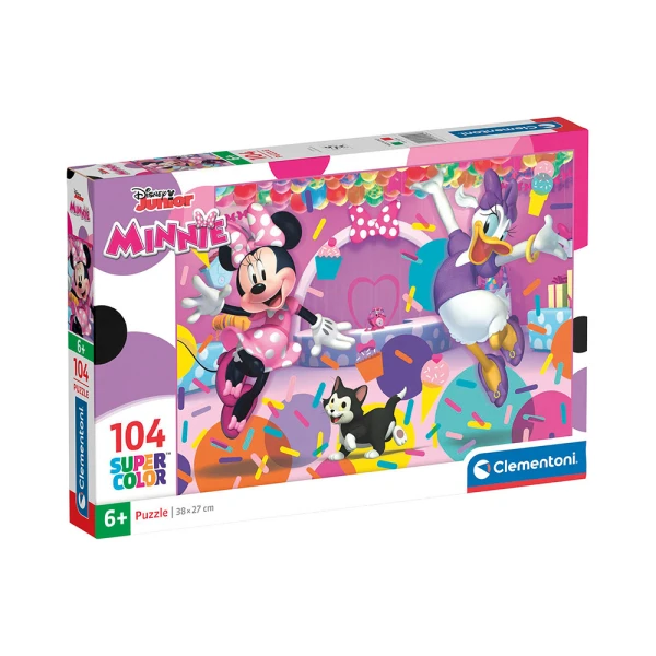 CLEMENTONI PUZZLE SUPER COLOR MINNIE 104 pcs