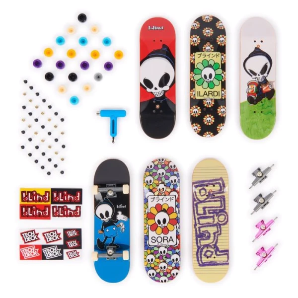 TECH DECK SK8 BONUS PACK ΜΕ 6 ΣΑΝΙΔΑΚΙΑ