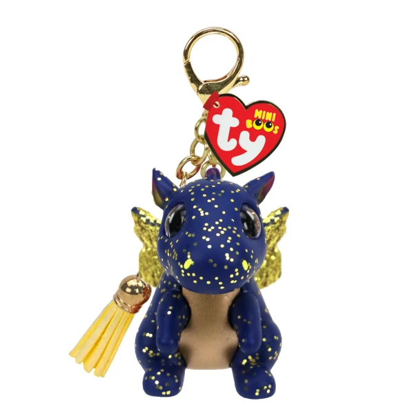 TY MINI BOOS SAFFIRE CLIP DRAGON BLUE