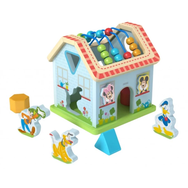 WOODEN ACTIVITIES HOUSE