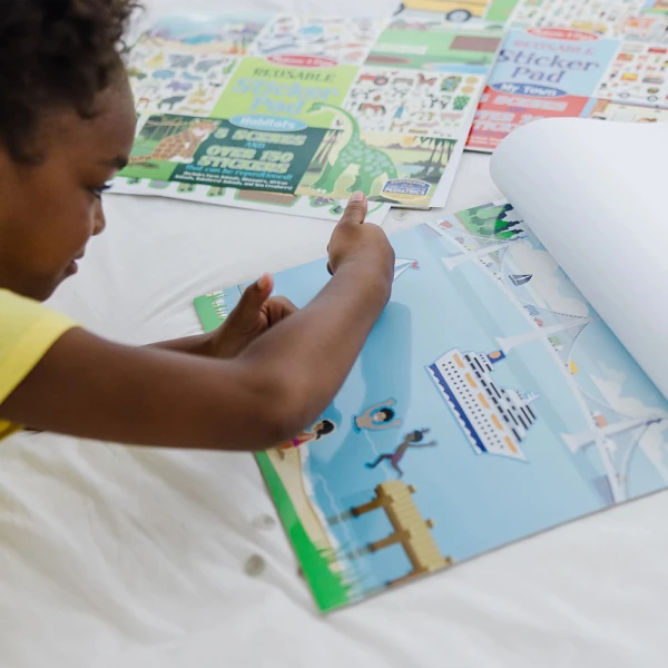 MELISSA & DOUG ΕΠΑΝΑΧΡΗΣΙΜΟΠΟΙΟΥΜΕΝΑ ΑΥΤΟΚΟΛΛΗΤΑ - 3 ΣΧΕΔΙΑ