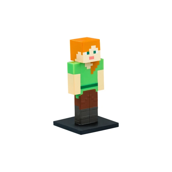 MINECRAFT ΣΕΤ 3 ΦΙΓΟΥΡΕΣ 3D TOPPEEZ 6 εκ. - ΔΙΑΦΟΡΑ ΣΧΕΔΙΑ