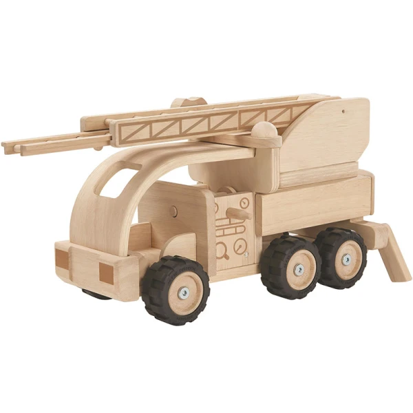 PLAN TOYS WOODEN FIRE VEHICLE