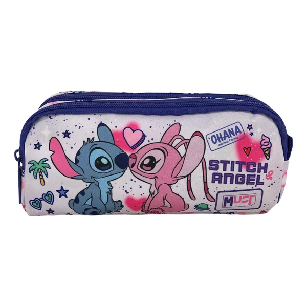 MUST TEAM ΚΑΣΕΤΙΝΑ ΒΑΡΕΛΑΚΙ 21Χ6Χ9 εκ. 2 ΘΗΚΕΣ STITCH & ANGEL