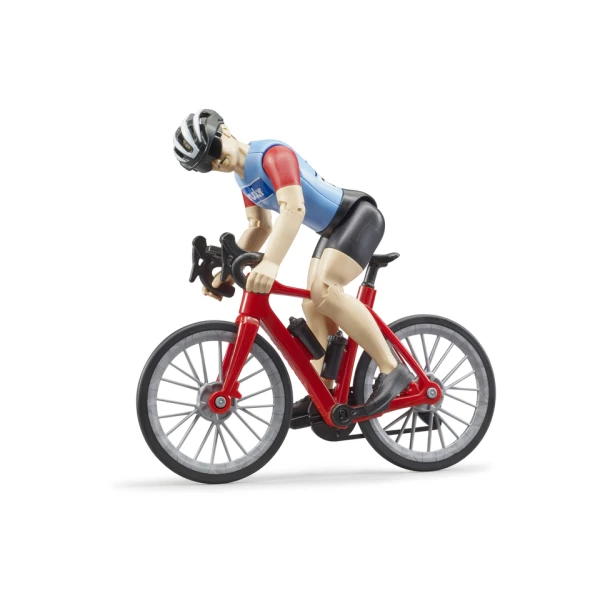 BRUDER ROAD BIKE WITH MAN RIDER