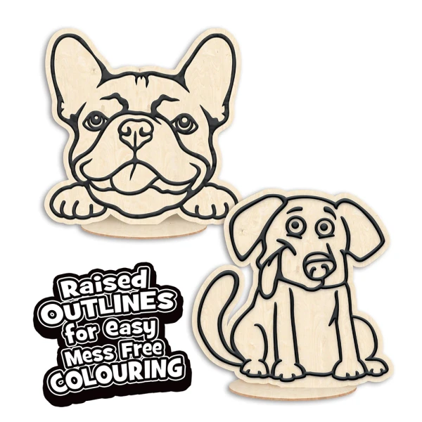 SPLAT PLANET MESS-FREE PAINT KIT WITH CLAY DOGS