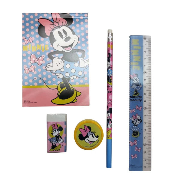 STATIONERY SET & NOTEBOOK MINNIE