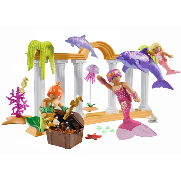 PLAYMOBIL PRINCESS MAGIC MERMAID TREASURE WITH DOLPHINS