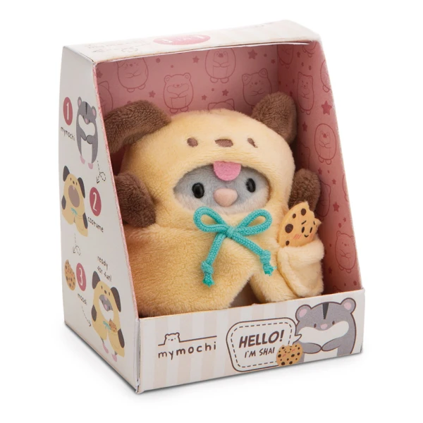 MY MOCHI ΛΟΥΤΡΙΝΟ 8 cm ΣΕ ΚΟΥΤΙ ΔΩΡΟΥ - HAMSTER SHAI DOG COSTUME