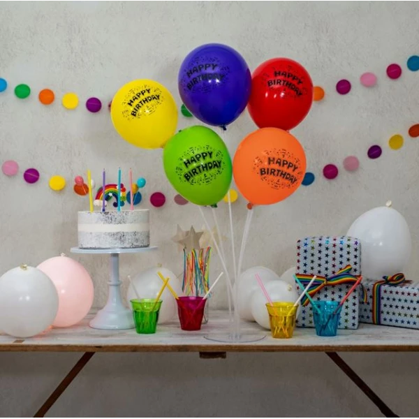 ILLOOMS ΜΠΑΛΟΝΙΑ HAPPY BIRTHDAY 5 τεμ.