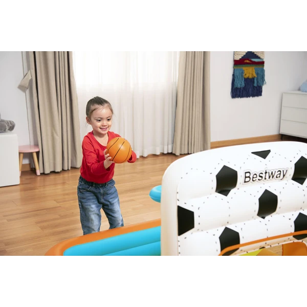 BESTWAY PLAYSET 120X107X84 cm KICK \'N SWISH BALL