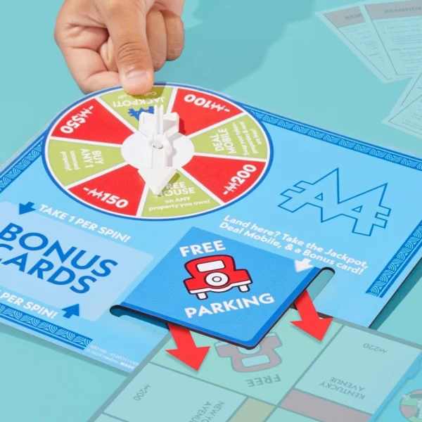 EXPANSION FOR BOARD GAME MONOPOLY FREE PARKING JACKPOT