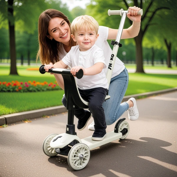 SHOKO ΠΑΙΔΙΚΟ SCOOTER PREMIUM 3 ΣΕ 1 ASH CLOUD