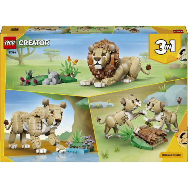 LEGO® CREATOR 3IN1 ΑΓΡΙΑ ΖΩΑ ΜΕΓΑΛΟΠΡΕΠΕΣ ΛΙΟΝΤΑΡΙ