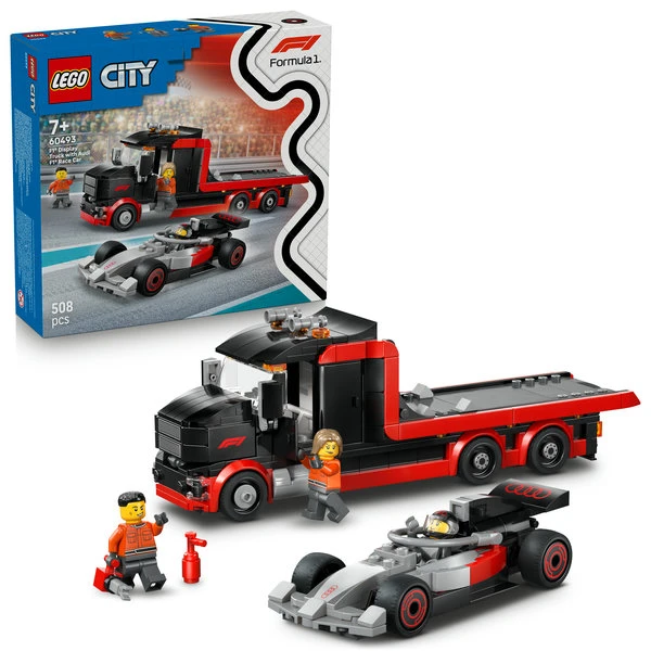 LEGO® CITY ΕΚΘΕΣΙΑΚΟ ΦΟΡΤΗΓΟ F1® ΜΕ ΑΓΩΝΙΣΤΙΚΟ ΑΥΤΟΚΙΝΗΤΟ AUDI F1®
