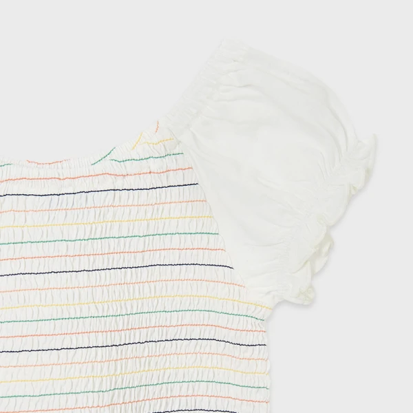 MAYORAL SHORT SLEEVES BLOUSE BEE NEST ECRU