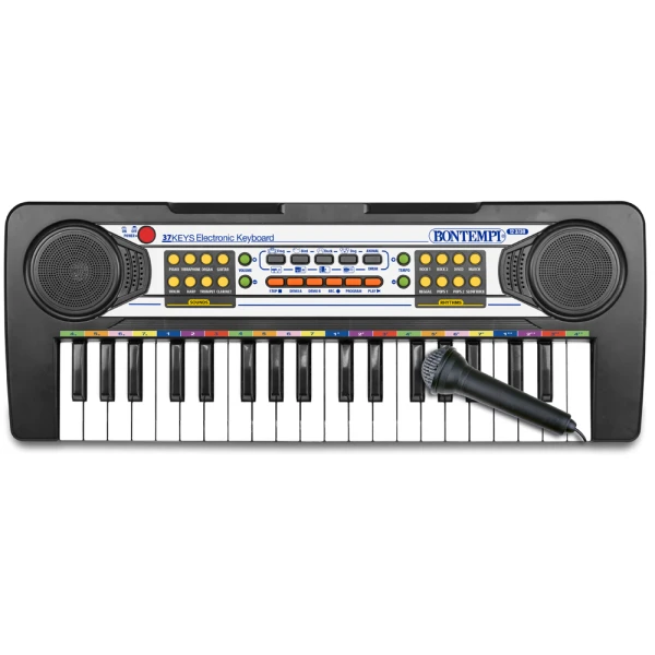 BONTEMPI ELECTRONIC KEYBOARD WITH 37 KEYS AND MICROPHONE