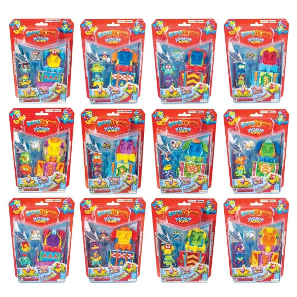 SUPERTHINGS ΜΙΚΡΟΠΛΑΣΜΑΤΑ KAZOOM KIDS BLISTER 4 ΦΙΓΟΥΡΕΣ ΜΕ ΑΞΕΣΟΥΑΡ ΓΙΑ 3+ ΧΡΟΝΩΝ