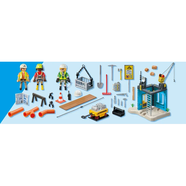 PLAYMOBIL ACTION HEROES CONSTRUCTION SITE