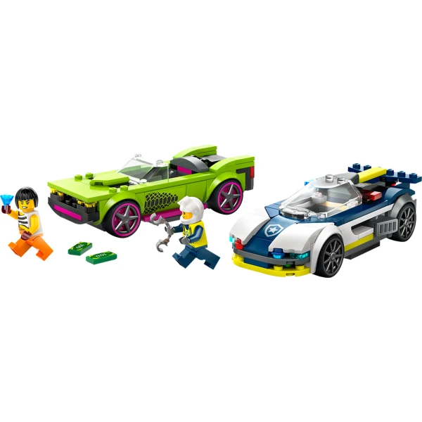 LEGO® CITY POLICE CAR AND MUSCLE CAR CHASE