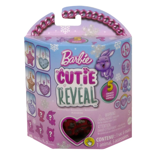 BARBIE CUTIE REVEAL PURSE WINTER SPARKLE - 5 DESIGNS