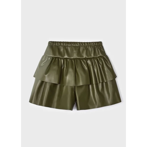 MAYORAL SKIRT TROUSERS LEATHERETTE GREEN