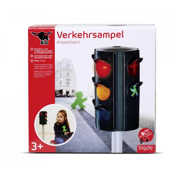 BIG TRAFFIC LIGHTS WITH FIGURINES