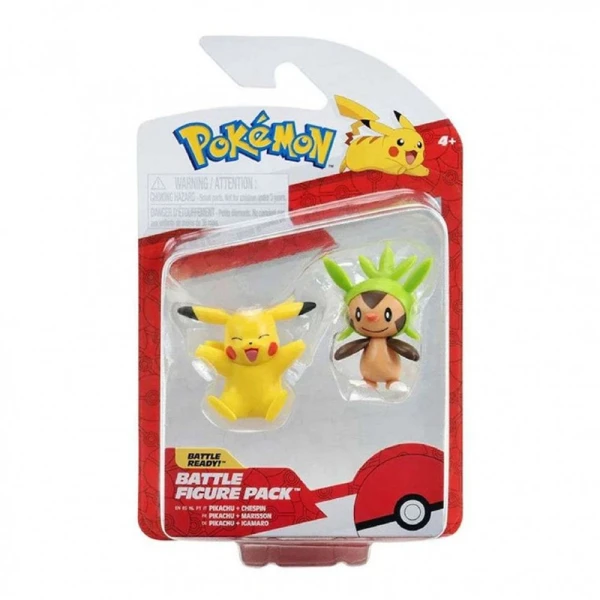 POKEMON ΦΙΓΟΥΡΕΣ ΣΕΤ 2τεμ. FIRST PARTNER W7 - PIKACHU & CHESPIN