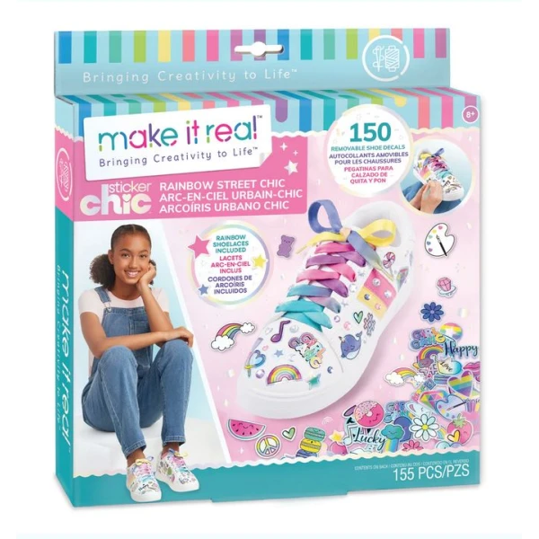 MAKE IT REAL STICKER CHIC - RAINBOW STREET CHIC