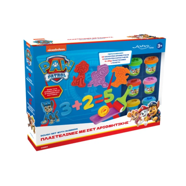 PLASTICINES WITH ARITHMETIC SET PAW PATROL