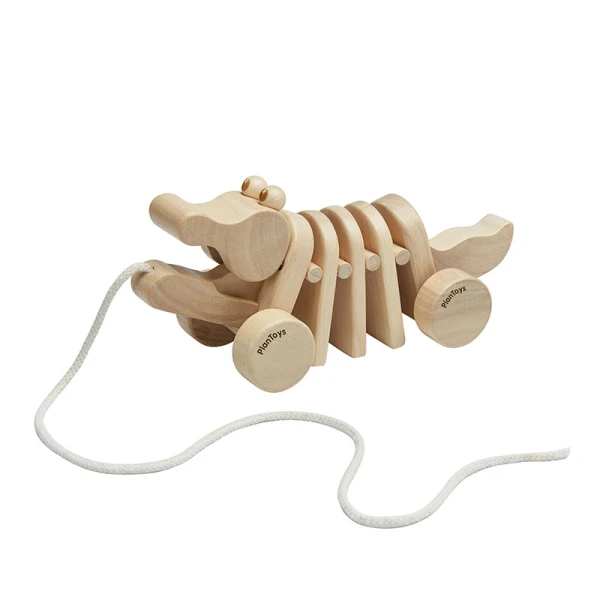 PLAN TOYS ΞΥΛΙΝΟΣ ΚΡΟΚΟΔΕΙΛΟΣ ΠΟΥ ΚΙΝΕΙΤΑΙ