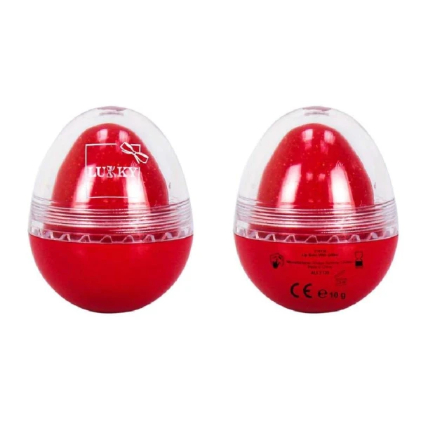 LUKKY LIP BALM IN AN EGG JAR - 4 COLORS