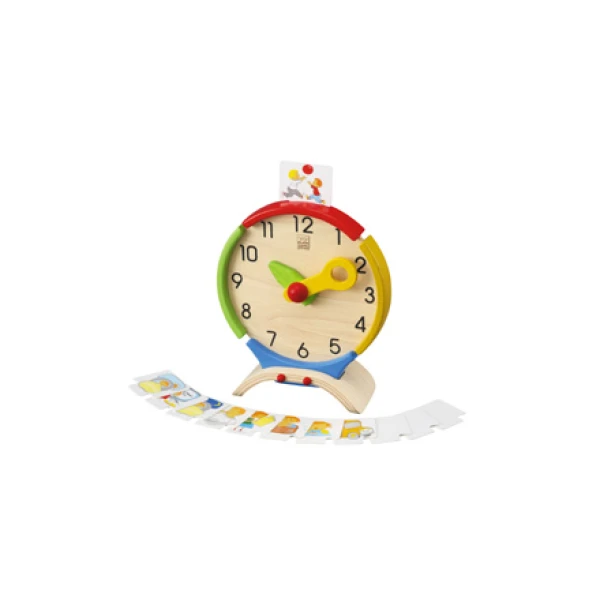 ΞΥΛΙΝΟ ΠΑΙΧΝΙΔΙ PLAN TOYS  ACTIVITY CLOCK