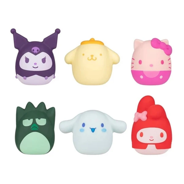 SQUISHMALLOWS - SQUOOSHEMS SANRIO ΣΑΚΟΥΛΑΚΙ ΜΕ ΖΟΥΛΗΧΤΗ ΦΙΓΟΥΡΑ MONOCHROME ΕΚΠΛΗΞΗ  6 εκ.