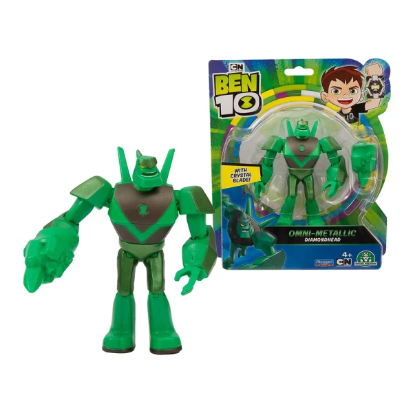BEN 10 ΒΑΣΙΚΗ ΦΙΓΟΥΡΑ W11 METALLIC - 6 ΣΧΕΔΙΑ