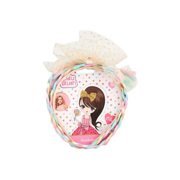 LULU BLUSH BRAIDED HEADBAND - 2 COLORS