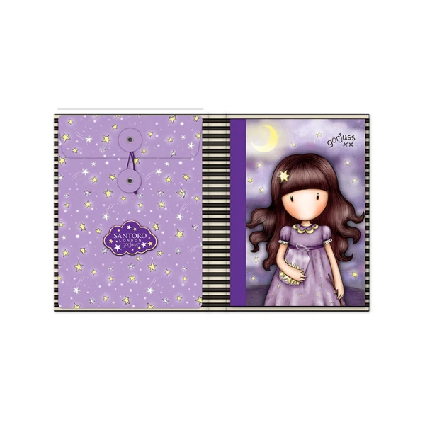 GORJUSS SANTORO ΣΗΜΕΙΩΜΑΤΑΡΙΟ ΚΑΙ ΣΕΤ ΣΧΟΛΙΚΩΝ SPARKLE & BLOOM CATCH A FALLING STAR