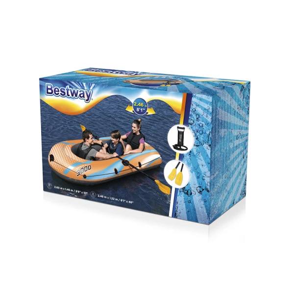BESTWAY ΒΑΡΚΑ 3 ΑΤΟΜΩΝ 246Χ122 εκ. KONDOR ELITE 3000
